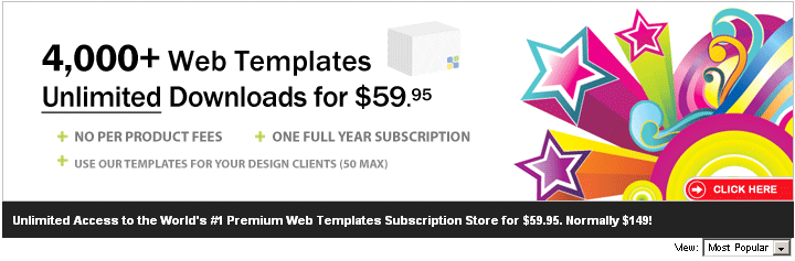 4,000+ Premium Web Templates