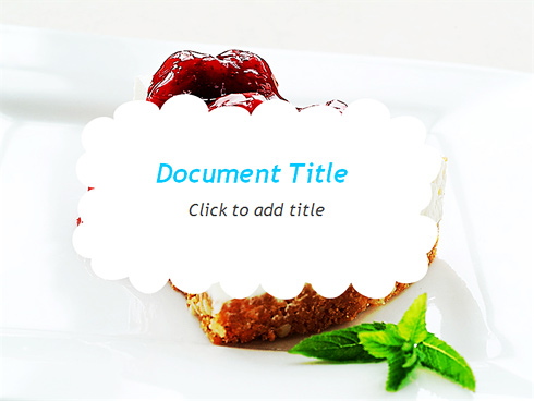 powerpoint templates food. powerpoint template