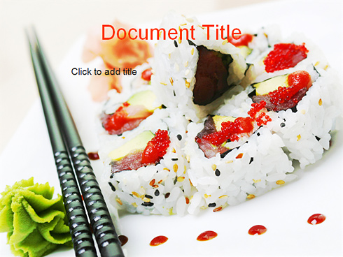 powerpoint templates food. powerpoint template