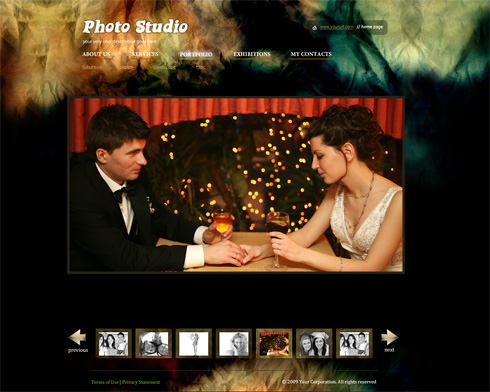 Flash Templates Photo Portfolios 5553