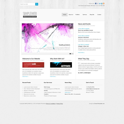 template simpleweb