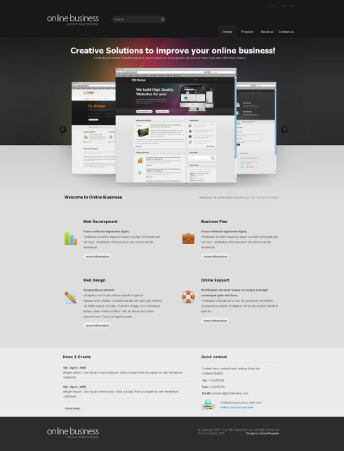 Website Templates Corporate corporatemagic 6412