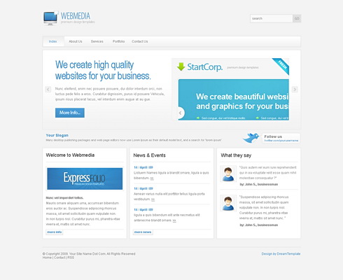 Dynamic XHTML Corporate – Webmedia