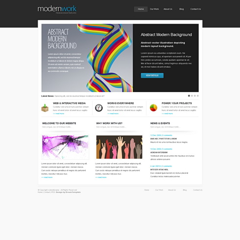 3 Dream Template - Logic company - Interactive media - Modern work 3 Dream Template - Logic company - Interactive media - Modern work