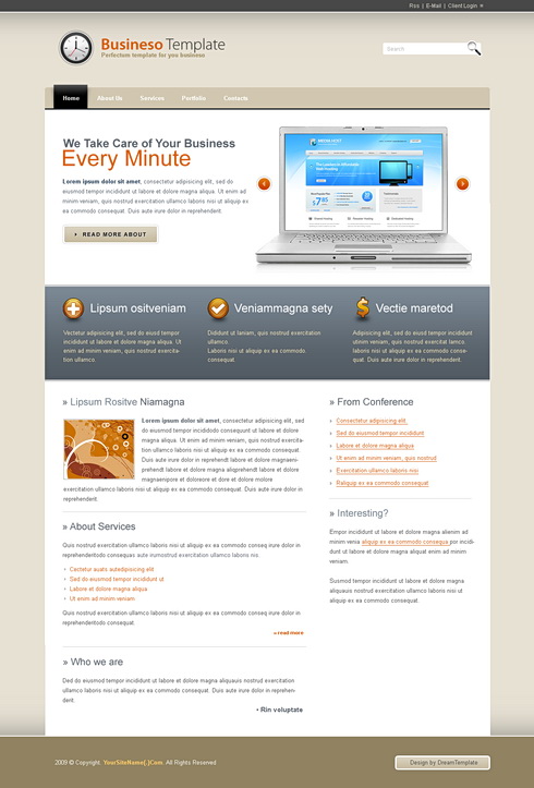 Flash CSS Templates Flash CSS Corporate 6797 