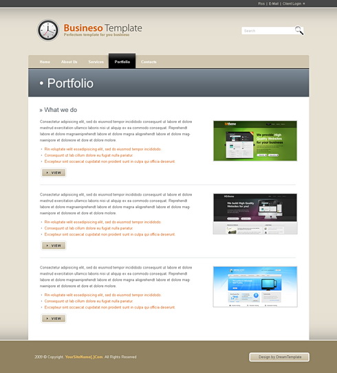 Flash CSS Templates Flash CSS Corporate 6797 