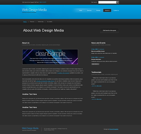 template webdesignmedia