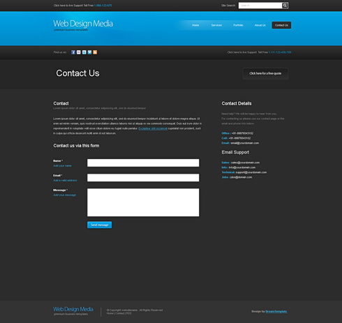 template webdesignmedia