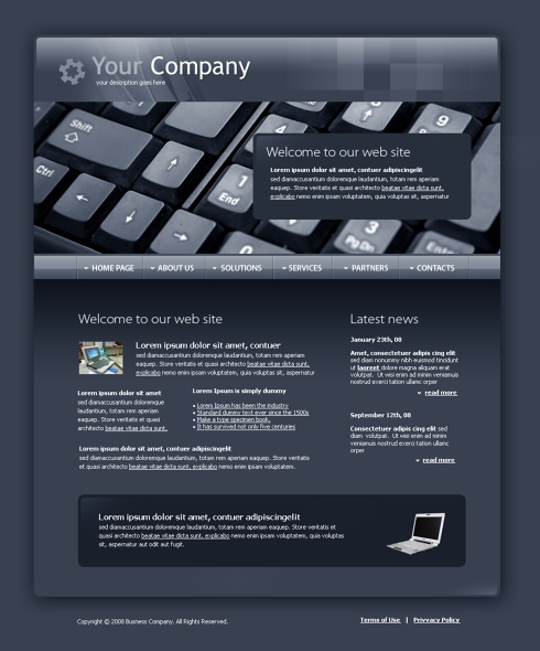 Creare site