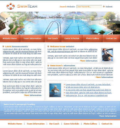 Template e-commerce