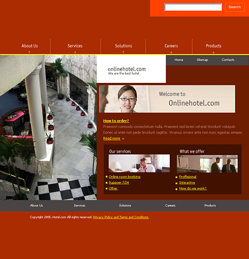 Template e-commerce