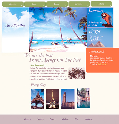 Template e-commerce
