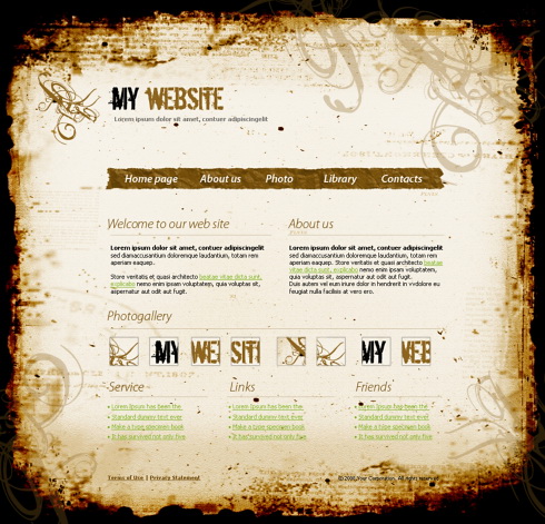 Industrial & History Website Template 4288