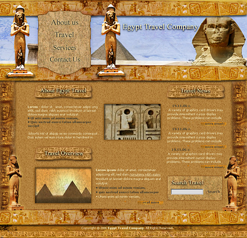 template realizare site industrie