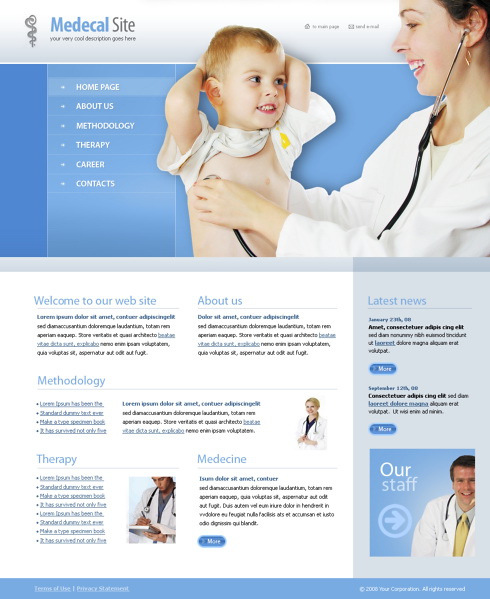 powerpoint templates medical. Website Templates Medical 4068