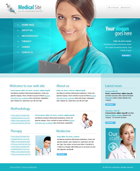 powerpoint templates medical. Website Templates Medical 5564
