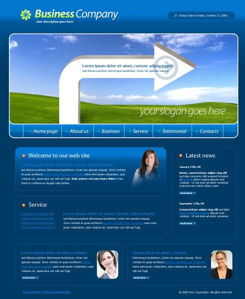 Website Templates Business 4239