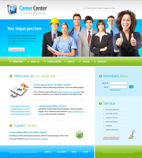 Website Templates Business 6154