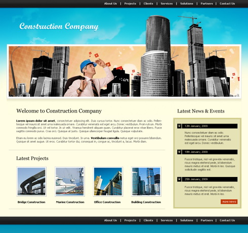 Creare site