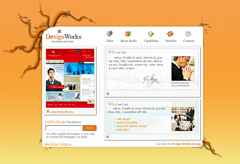 Template e-commerce