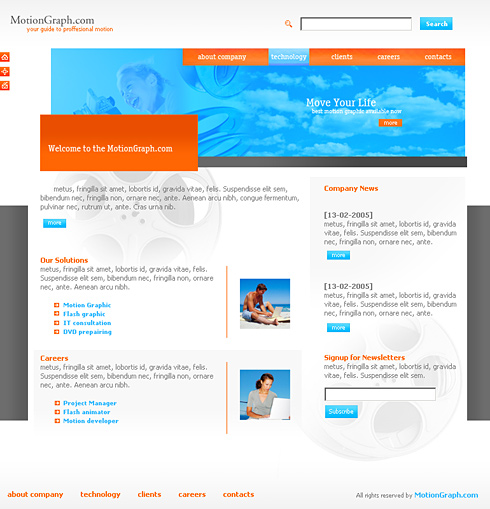 Template e-commerce