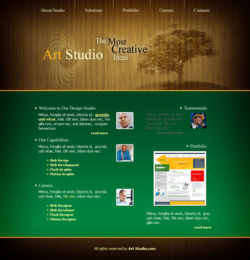 Template e-commerce
