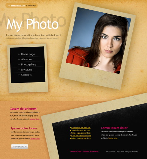 Template e-commerce