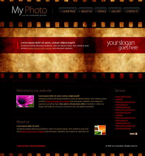 Template e-commerce