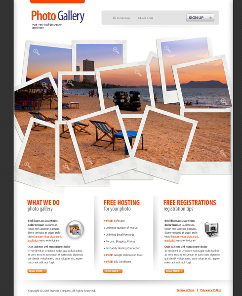 Template e-commerce