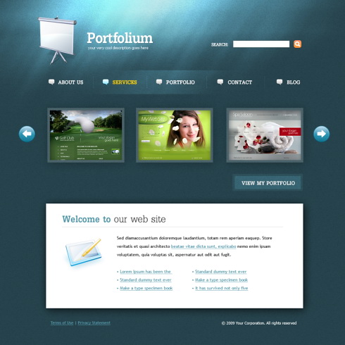 Template e-commerce