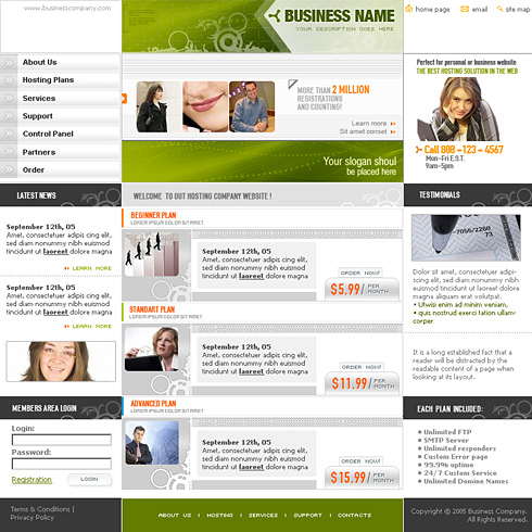 Template e-commerce