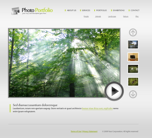 Template e-commerce