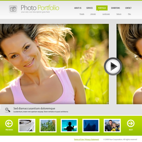 Template e-commerce