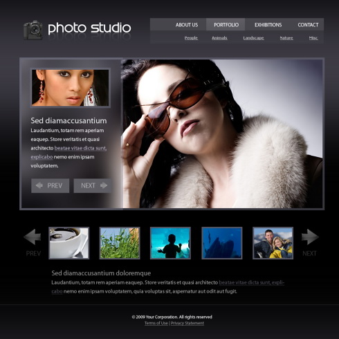 Template e-commerce