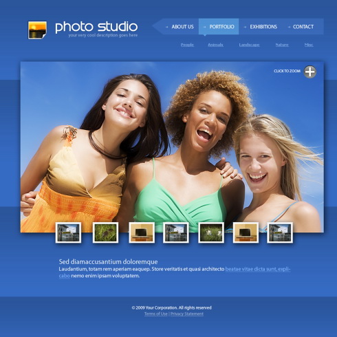 Template e-commerce
