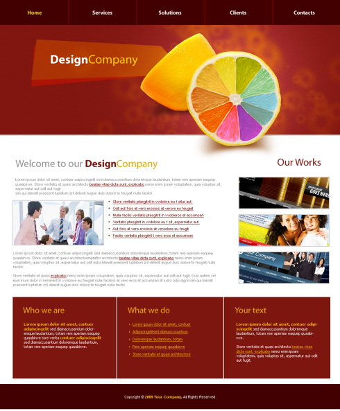 Template e-commerce