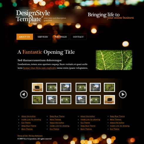 Template e-commerce
