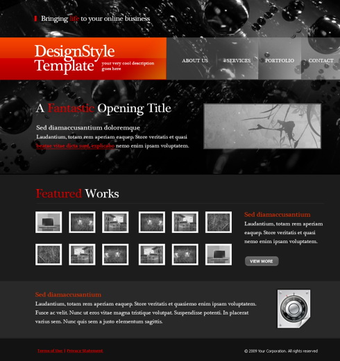 Template e-commerce