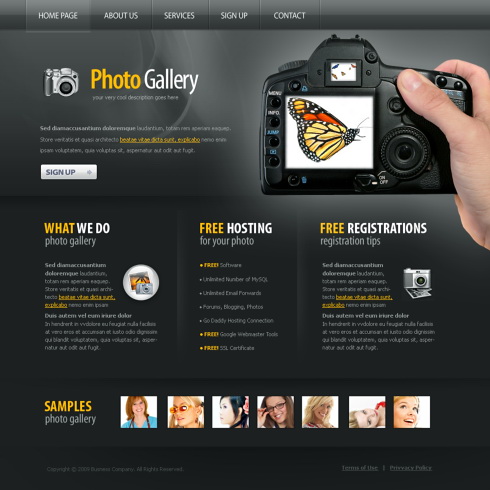 Template e-commerce