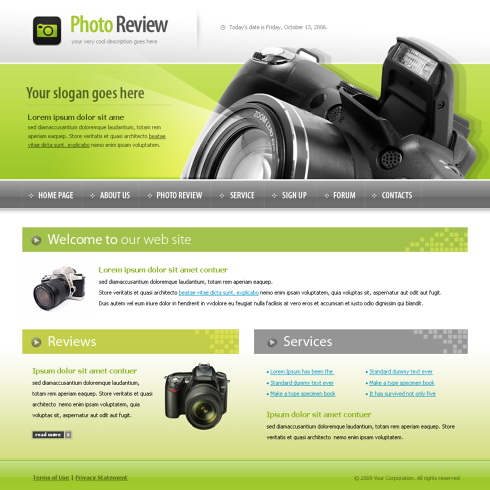 Template e-commerce