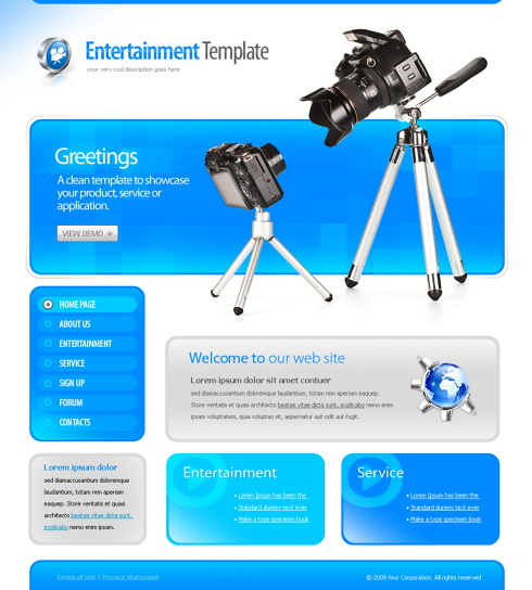 Template e-commerce