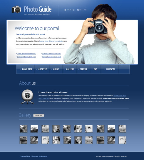Template e-commerce