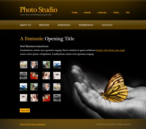 Template e-commerce