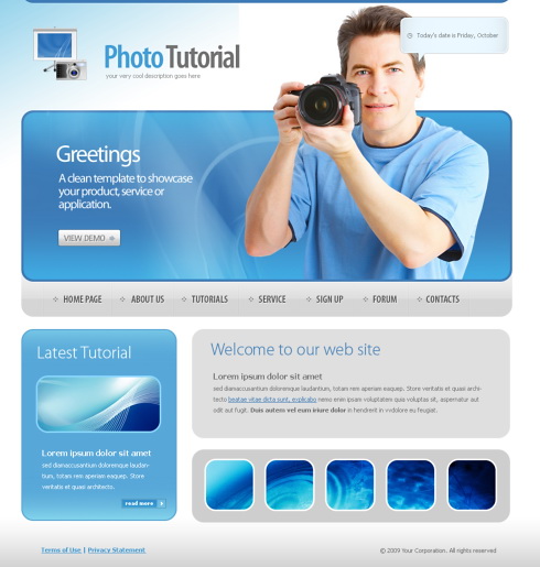 Template e-commerce