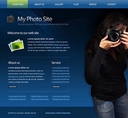 Template e-commerce