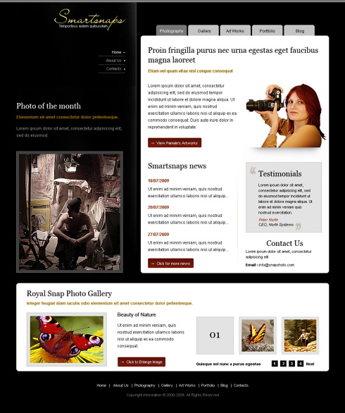 Template e-commerce