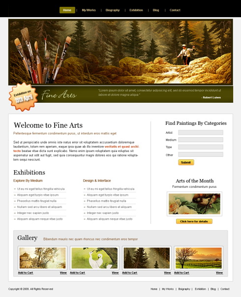 Template e-commerce