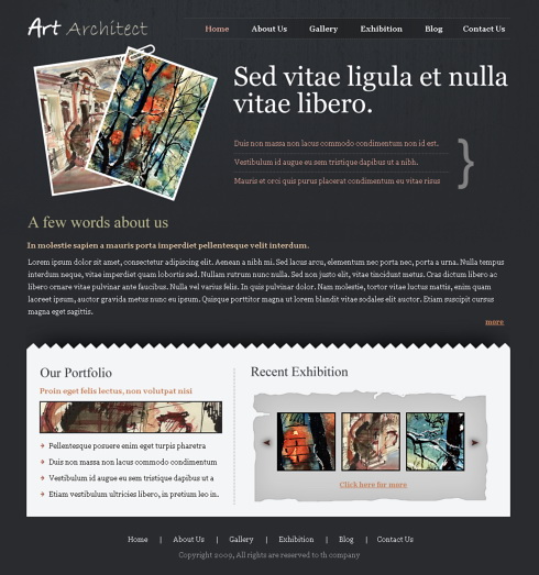 Template e-commerce