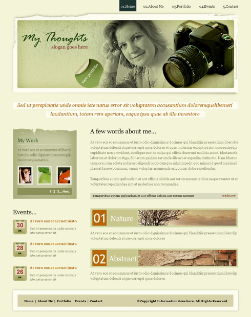 Template e-commerce