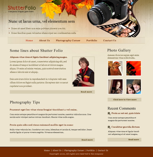 Template e-commerce